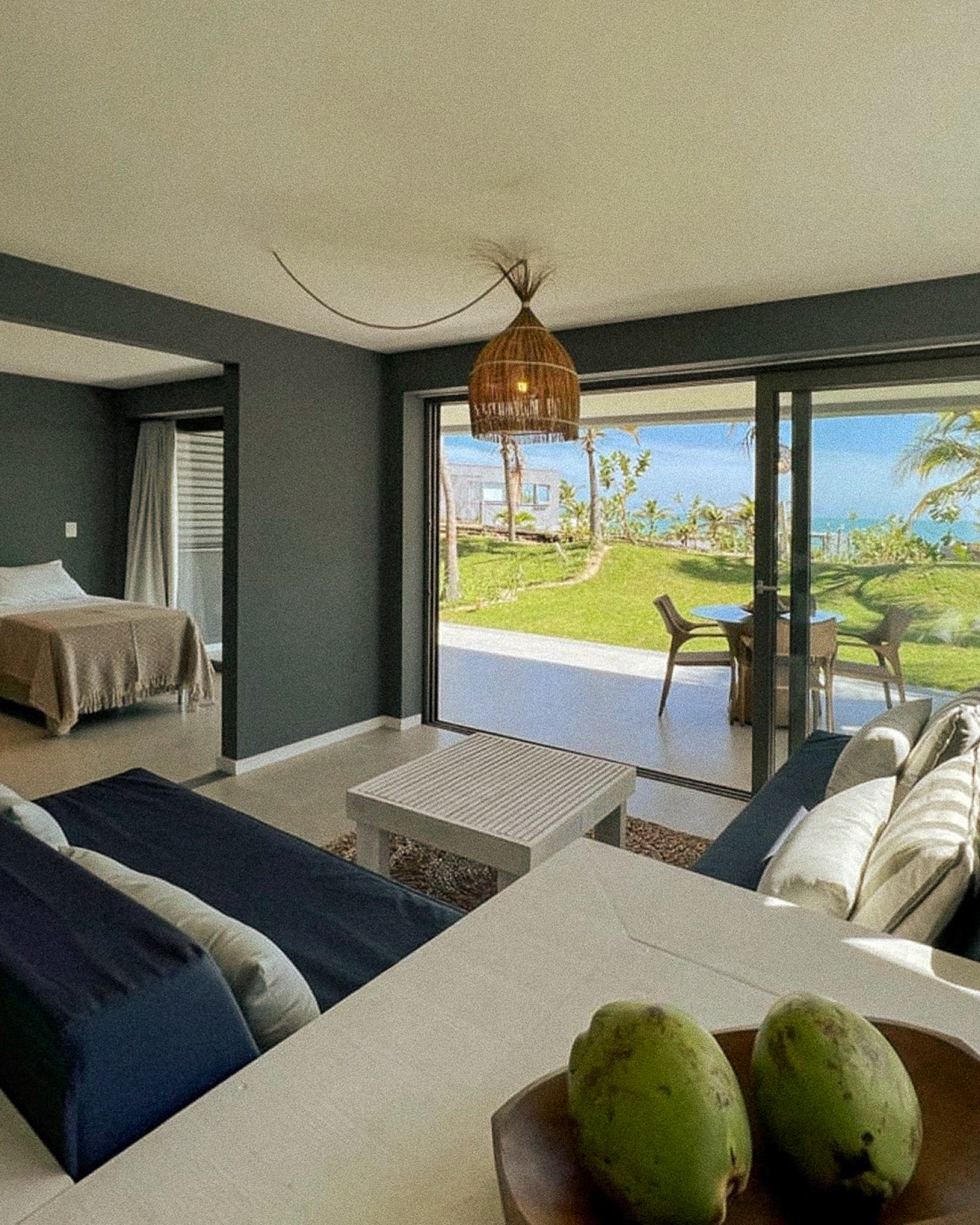 3/5 - Living room of Sea Flat Ground Floor with garden view, Club de Mar, Icaraizinho