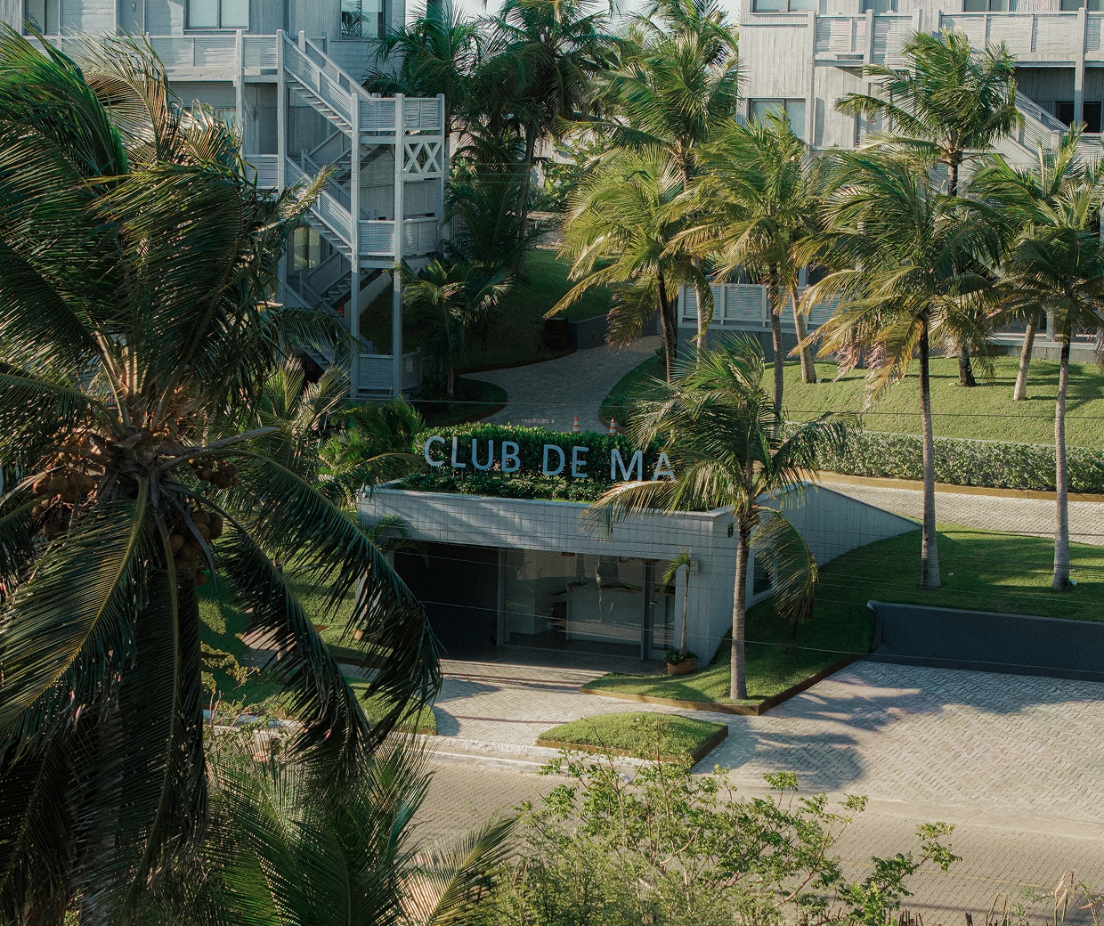Recepção do Club de Mar Condo Hotel em Icaraizinho de Amontada, Ceará